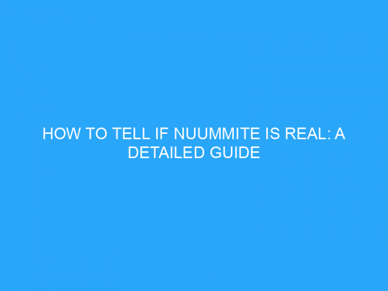 How To Tell If Nuummite Is Real: A Detailed Guide