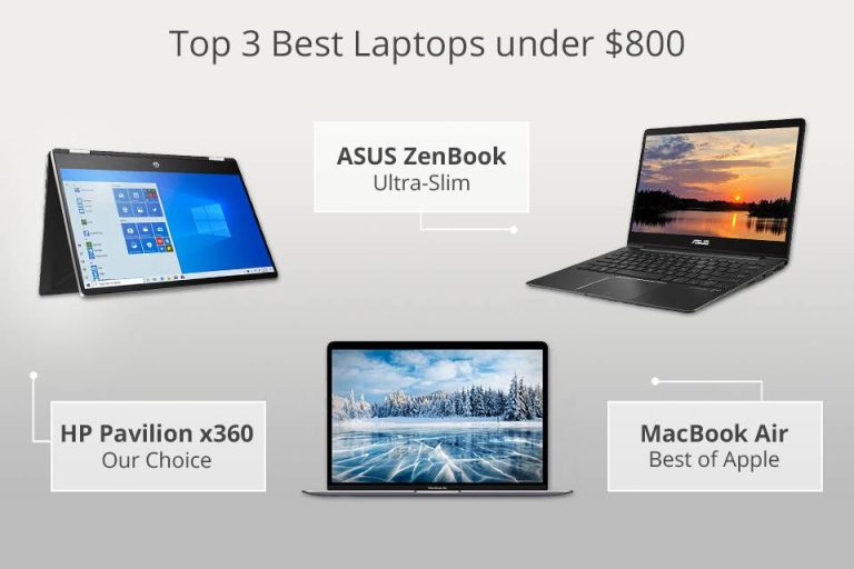 2023’S Best Laptops Under $800 – Get Maximum Performance At An Affordable Price!