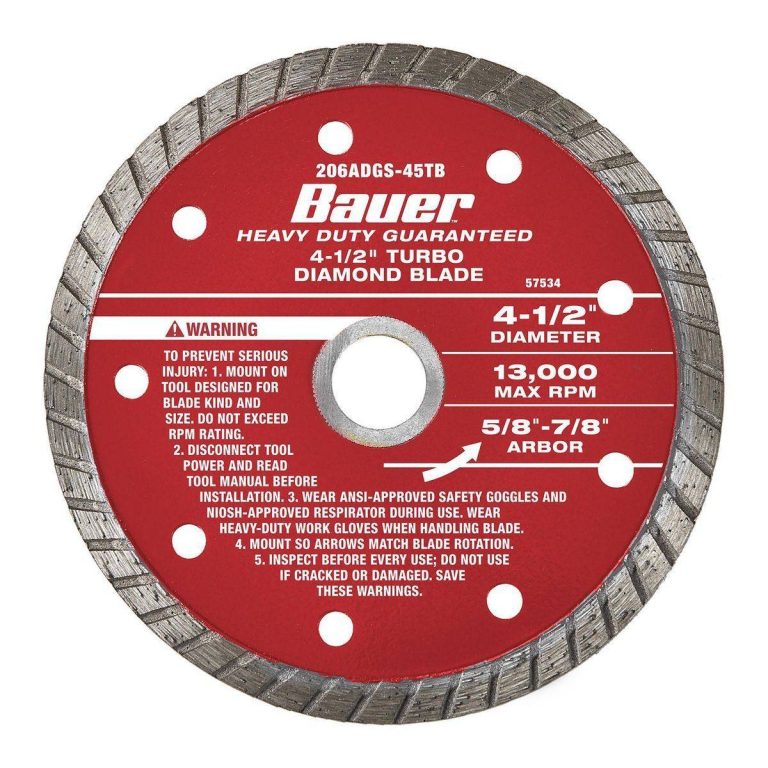 Unveiling The Top 4 1/2 Diamond Blade For Tile In 2023: A Game-Changer For Precision Cuts!