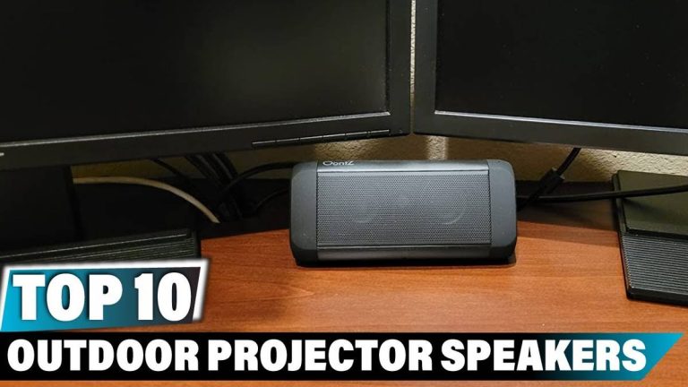 2023’S Top Speakers For Outdoor Projector: Get The Best Sound Quality For Your Money!