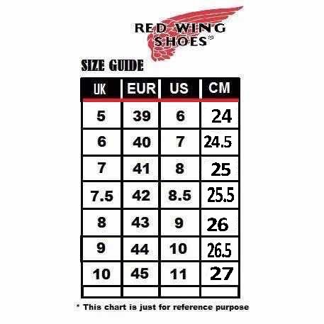 Decoding The Red Wing Size Chart: Find Your Perfect Fit