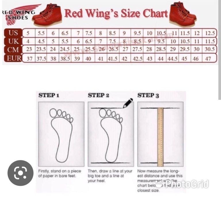 Demystifying Red Wing Sizing: The Ultimate Guide