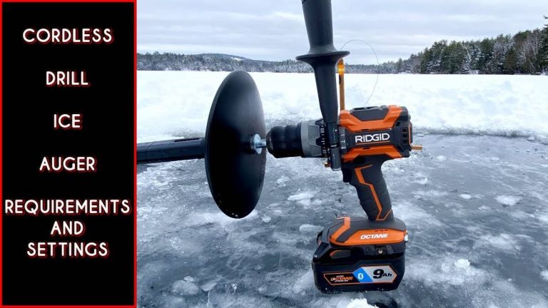 Uncover The Top Cordless Drill Ice Augers In 2023: Hassle-Free Ice Fishing Solutions!