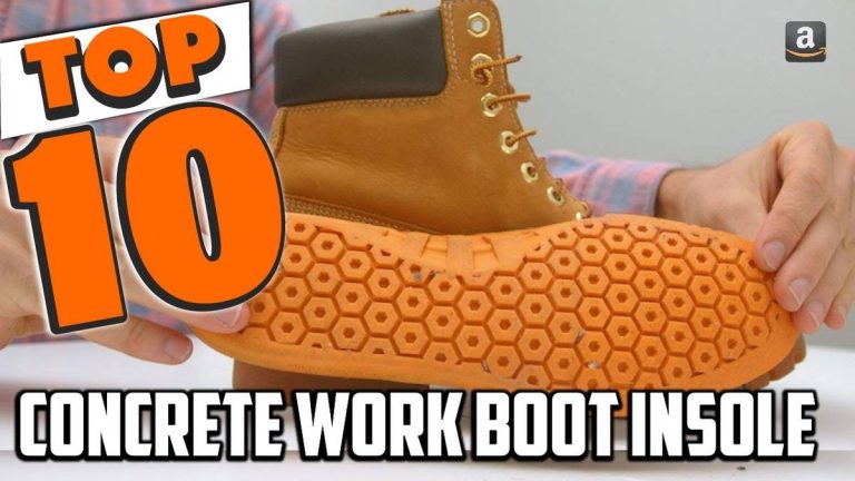 Step Up Your Work Game: The Ultimate Concrete Work Boot Insoles For 2023!